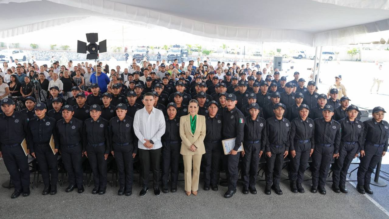 Evelyn Salgado fortalece a la Policía Estatal con más de 98 MDP de inversión en equipo e infraestructura para consolidar la seguridad de Guerrero