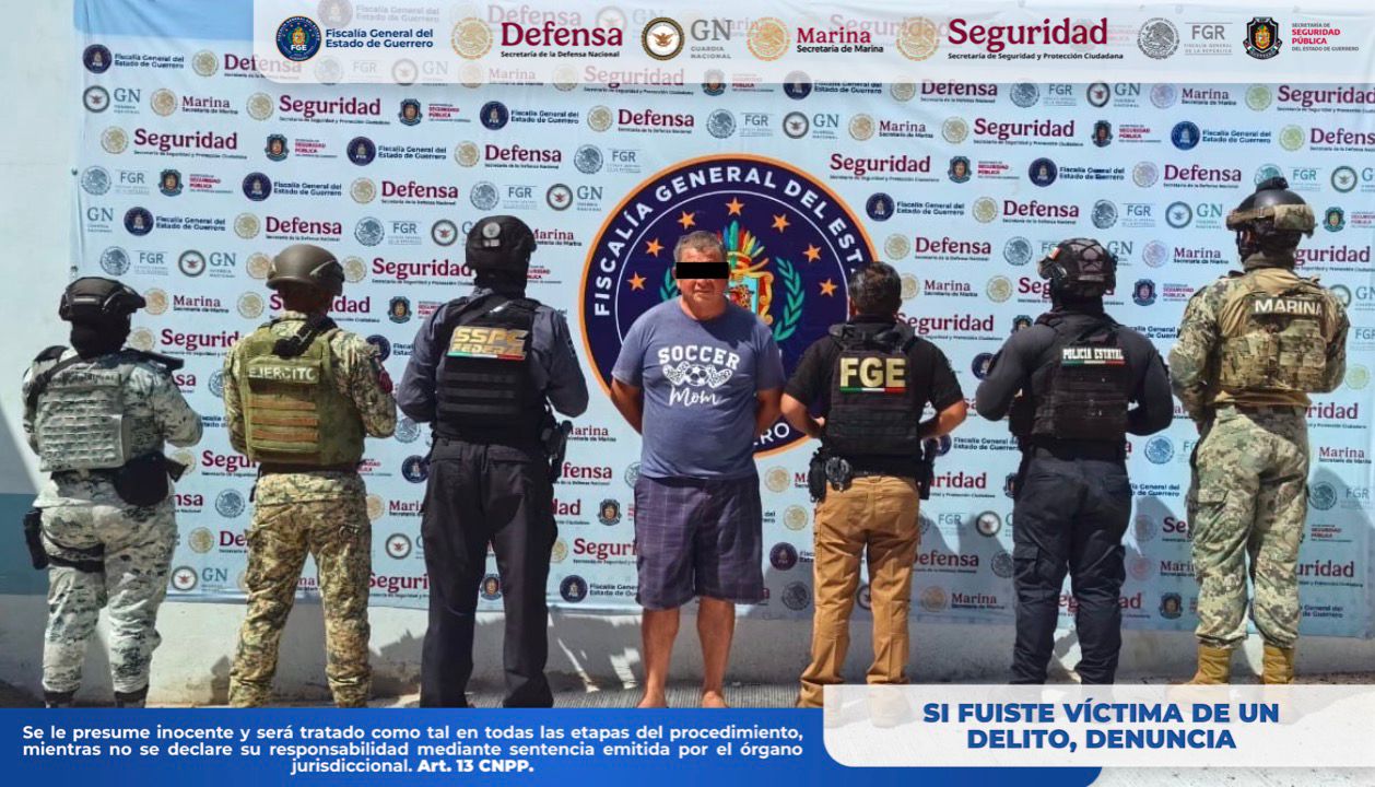 FGEGuerrero cumplimenta orden de aprehensión por violación en Acapulco