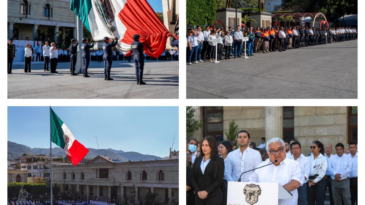 Desde la cuna de la Nación, Chilpancingo asume liderazgo y responsabilidad en el Día de la Bandera