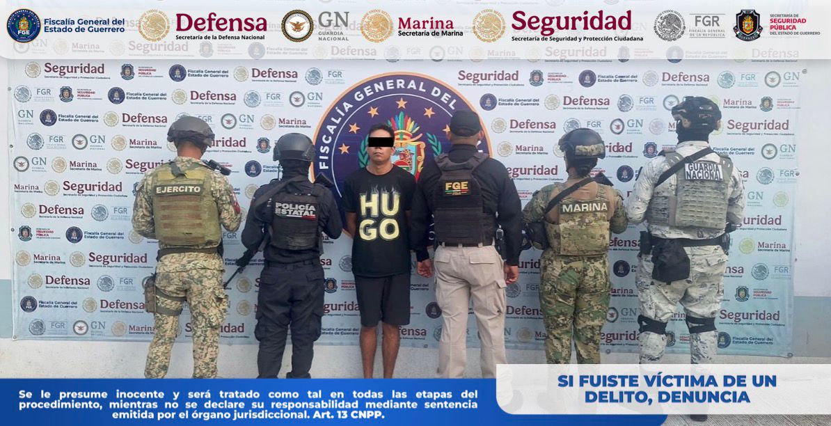 Cumplimenta #FGEGuerrero orden de aprehensión por robo agravado a tienda Oxxo en Acapulco