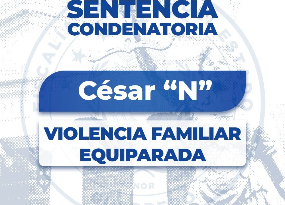 FGEGuerrero logra sentencia condenatoria por violencia familiar equiparada, en Iguala.