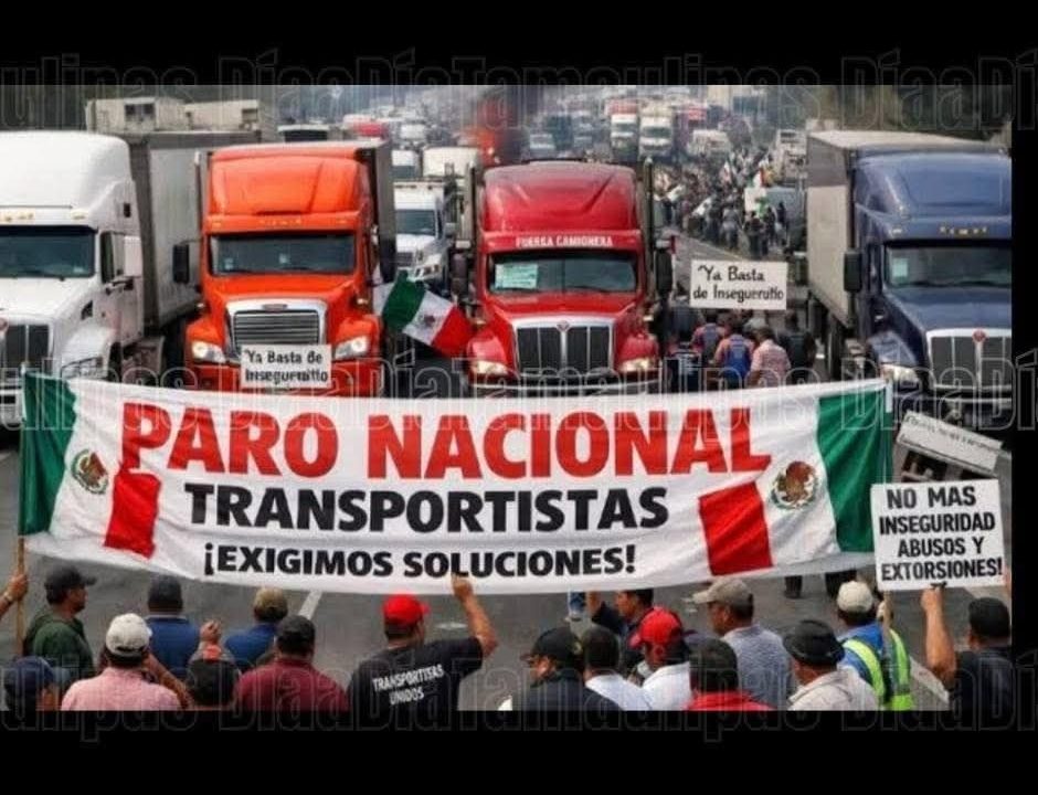 TRANSPORTISTAS DE GUERRERO SE SUMAN A PARO NACIONAL DE HOY LUNES